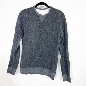 Reigning Champ Dark Heather Grey Crewneck Sweatshirt Mens Large